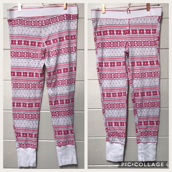 Victoria’s Secret • Pink & Red Fair Isle PJ Set M - Picture 5 of 8